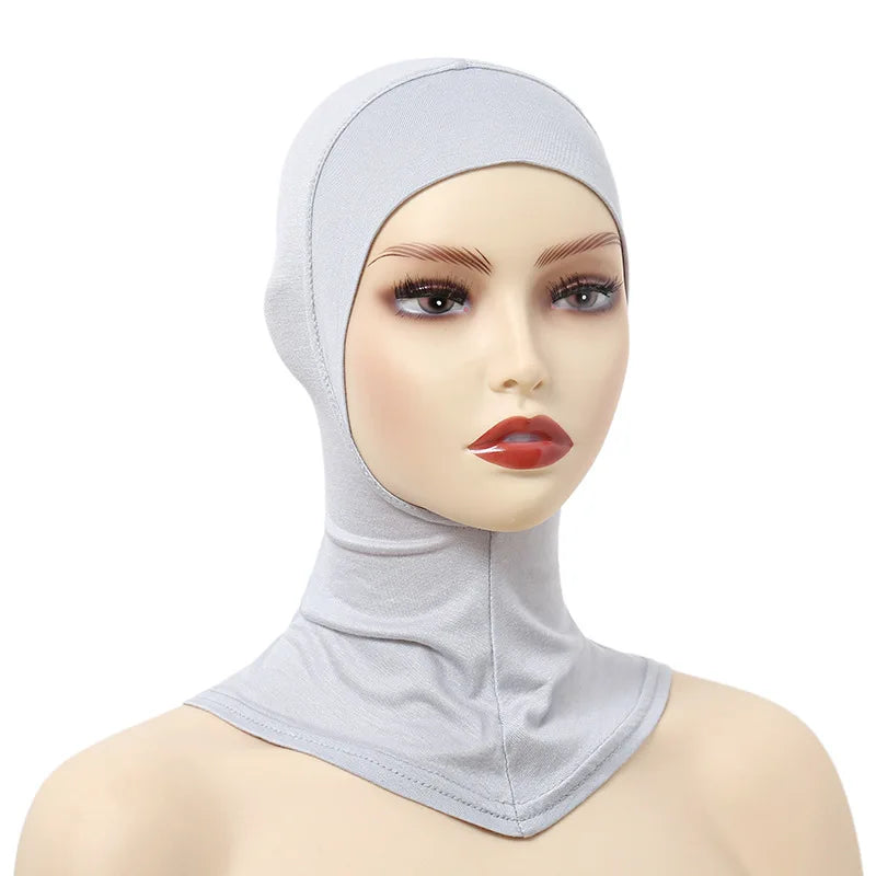 Modal underscarf cap - colour White