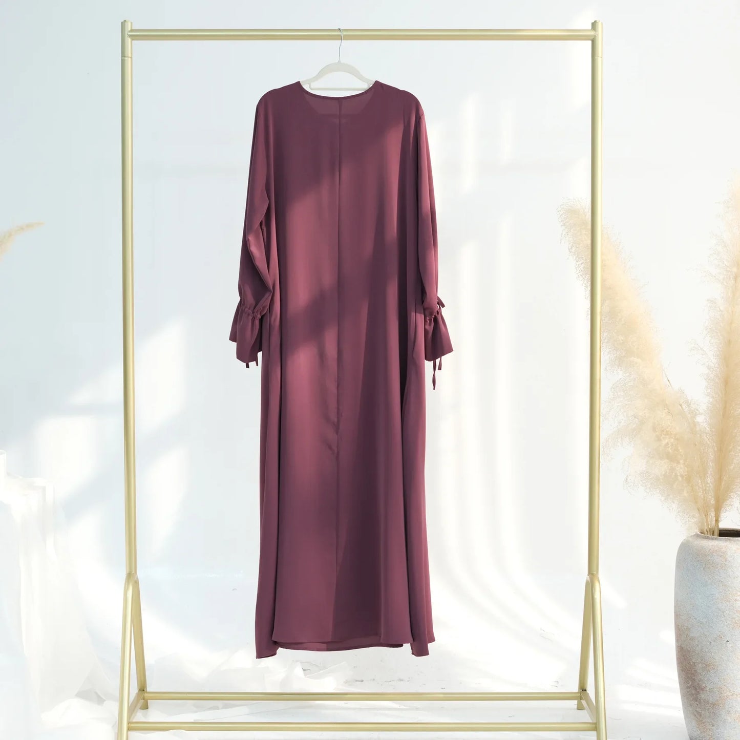 Dubai plain abaya - colour Purple