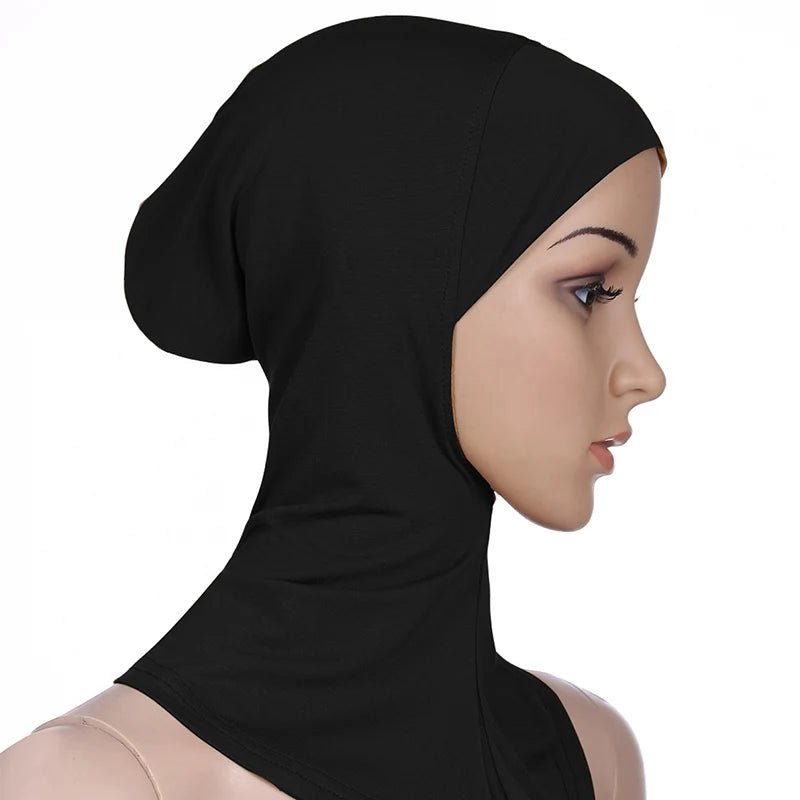 Modal underscarf cap - colour Black