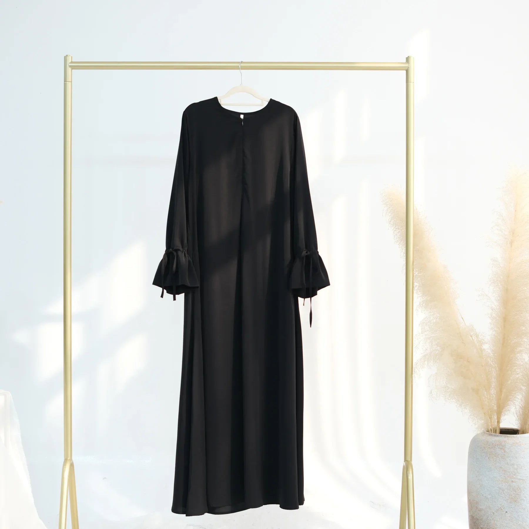 Dubai plain abaya - colour Black