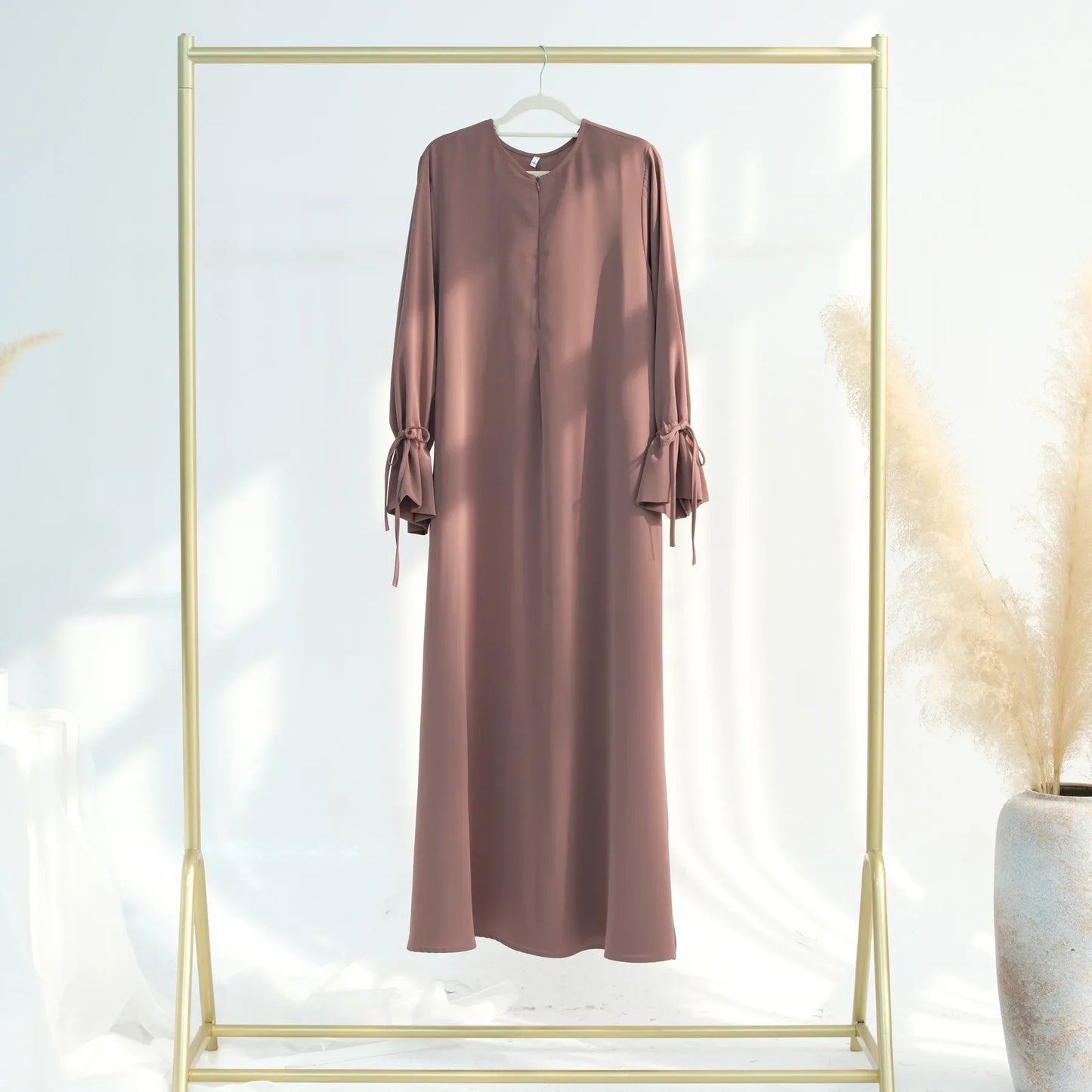 Dubai plain abaya - colour Khaki