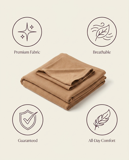 Vaelora hijab and underscarf set benefits: premium fabric, breathable, guaranteed, all-day comfort