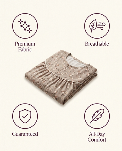 Vaelora prayer dress benefits: premium fabric, breathable, guaranteed, all-day comfort